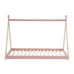 Lit Enfant Tipi TINY Pin Rose 90x190 Sommier Inclus 10 Lit Enfant Tipi TINY Pin Rose 90x190 Sommier Inclus -Maison Jardin Élégance lit enfant tipi tiny 90x190 bois massif de pin rose sommier a lattes inclus 4