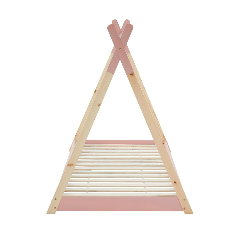 Lit Enfant Tipi TINY Pin Rose 90x190 Sommier Inclus 6 Lit Enfant Tipi TINY Pin Rose 90x190 Sommier Inclus – Image 6