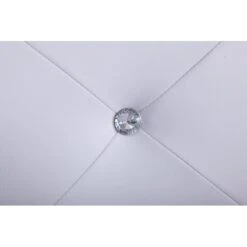 Lit à Led FILIP Simili Blanc Et Strass 140x190 Sommier Inclus -Maison Jardin Élégance lit filip a led 140x190cm 4