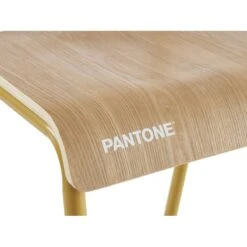 Lot De 2 Chaises PANTONE Jaune Moutarde Et Placage Frên -Maison Jardin Élégance lot de 2 chaises pantone jaune moutarde et placage fren 4