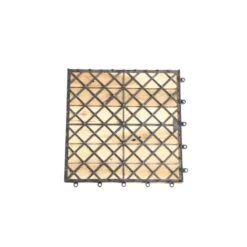 Lot De 33 Dalles Bois D'acacia 30x30 Cm Format Lattes Finition Huilée -Maison Jardin Élégance lot de 33 dalles bois d acacia 30x30 cm format mosaique finition huilee 11