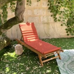 Maison Jardin Élégance 13 Matelas Ondulo GORRIA Coloris Ocre Rouge