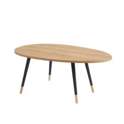 Table Basse ORGANIC Effet Chêne Pieds Noirs 98cm -Maison Jardin Élégance organic02 table basse bois 4