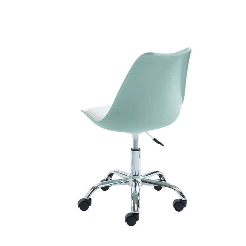 Chaise De Bureau PANTONE Vert Menthe 5 Roulettes 5 Chaise De Bureau PANTONE Vert Menthe 5 Roulettes – Image 5