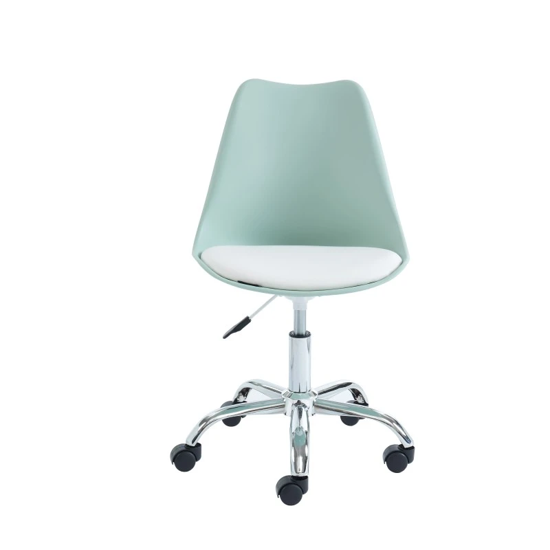 Chaise De Bureau PANTONE Vert Menthe 5 Roulettes 6 Chaise De Bureau PANTONE Vert Menthe 5 Roulettes – Image 6