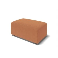 Pouf MILO Tissu Rouille 1 Place -Maison Jardin Élégance pouf milo tissu rouille 1 place 2