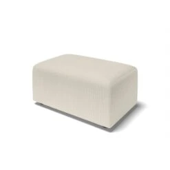 Pouf MILO Velours Côtelé Beige 1 Place -Maison Jardin Élégance pouf milo velours cotele beige 1 place 2