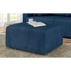 Pouf MILO Velours Côtelé Bleu Cobalt 1 Place -Maison Jardin Élégance pouf milo velours cotele bleu cobalt 1 place 4