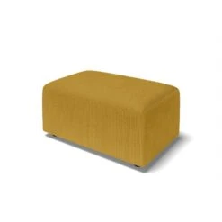 Pouf MILO Velours Côtelé Jaune 1 Place 8 Pouf MILO Velours Côtelé Jaune 1 Place -Maison Jardin Élégance pouf milo velours cotele jaune 1 place 2