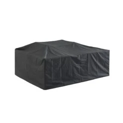 Salon De Jardin ELONA 5 Places En Aluminium Coloris Gris Foncé Avec Housse -Maison Jardin Élégance salon de jardin elona aluminium 5 places coloris gris fonce 4