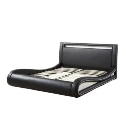 Lit SOLAR LED Noir Et Blanc 160x200cm 7 Lit SOLAR LED Noir Et Blanc 160x200cm -Maison Jardin Élégance solar lit 160 led noir blanc leds multicolores noir blanc 160x200cm 3