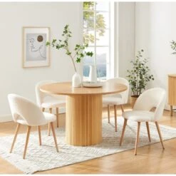 Table à Manger ERNEST Frêne 120cm