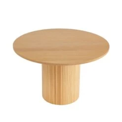 Table à Manger ERNEST Frêne 120cm -Maison Jardin Élégance table a manger ernest placage chene 120cm 5