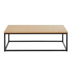 Table Basse BRIXTON Placage Frêne 110cm -Maison Jardin Élégance table basse brixton 4