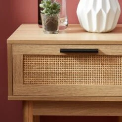 Table De Chevet AMANA Cannage Rotin 1 Tiroir 40cm -Maison Jardin Élégance table de chevet amana 2