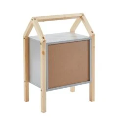 Table De Chevet TINY Gris 2 Tiroirs -Maison Jardin Élégance table de chevet tiny gris 2 tiroirs 6