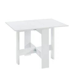 Table Pliable JUNO Blanc 104cm 13 Table Pliable JUNO Blanc 104cm -Maison Jardin Élégance table de sejour pliante juno 14