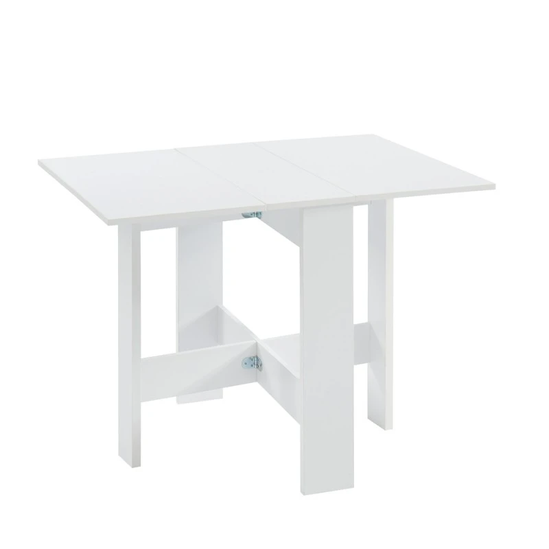 Table Pliable JUNO Blanc 104cm 7 Table Pliable JUNO Blanc 104cm – Image 7