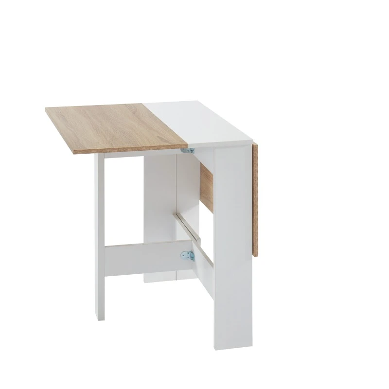 Table Pliable JUNO Blanc 104cm 2 Table Pliable JUNO Blanc 104cm – Image 2