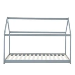 Lit Enfant Cabane TINY Pin Gris 90x190 Sommier Inclus 8 Lit Enfant Cabane TINY Pin Gris 90x190 Sommier Inclus -Maison Jardin Élégance tiny90190gr lit cabane gris 2