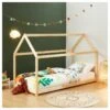Lit Enfant Cabane TINY Pin Naturel 90x190 Sommier Inclus